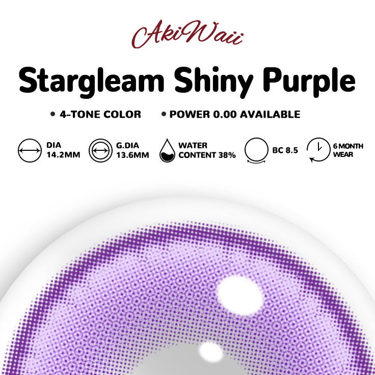 Akiwaii Stargleam Shiny Purple [6-Month Wear]