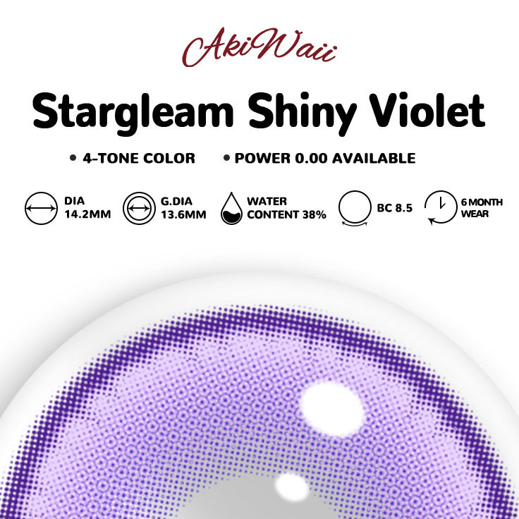 Akiwaii Stargleam Shiny Violet [6-Month Wear]