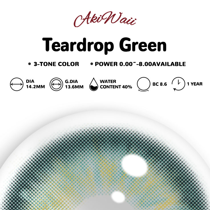 Akiwaii Teardrop Green [Yearly]