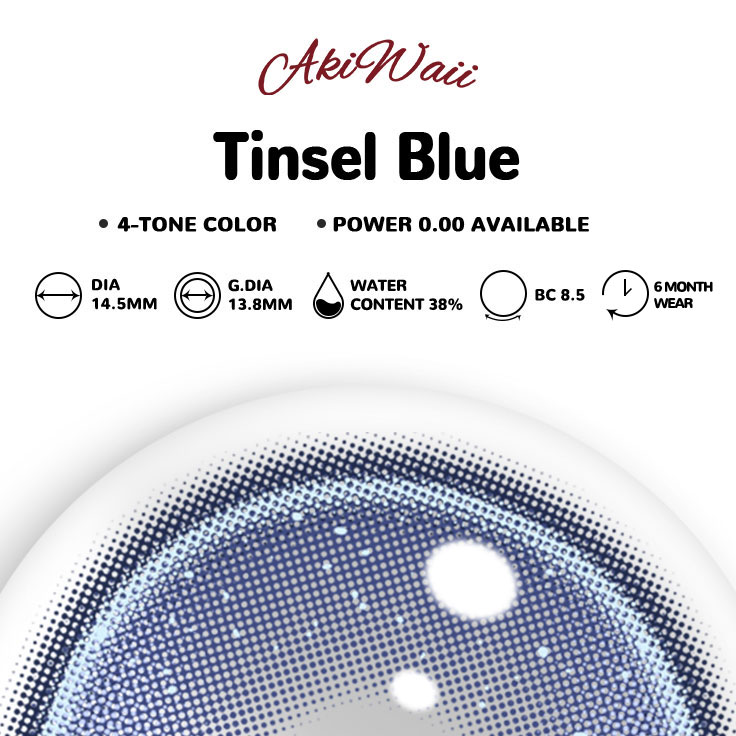 Akiwaii Tinsel Blue [6-Month Wear]