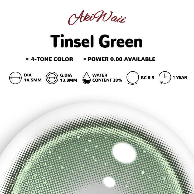 Akiwaii Tinsel Green [Yearly]