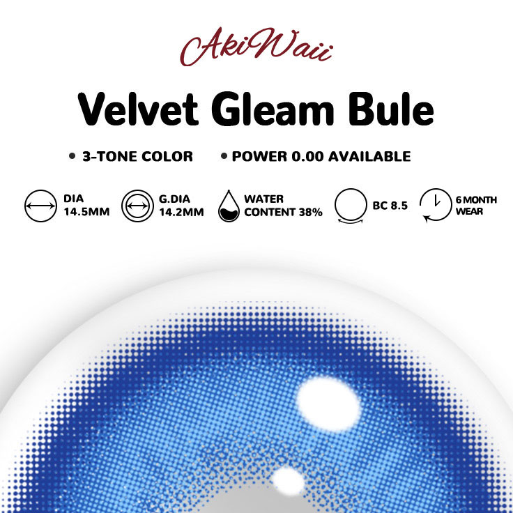 Akiwaii Velvet Gleam Bule [6-Month Wear]