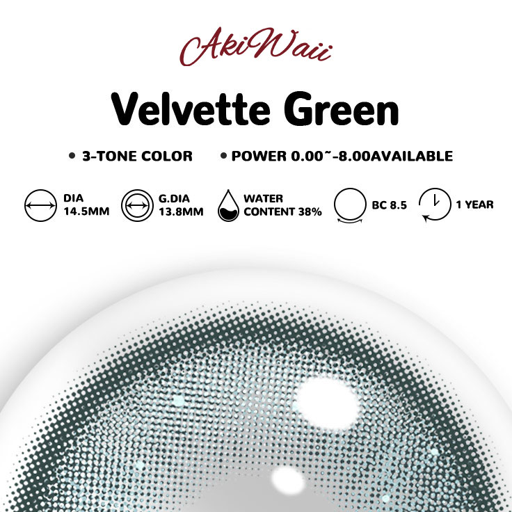 Akiwaii Velvette Green [Yearly]