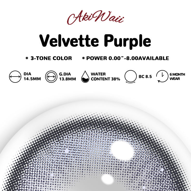 Akiwaii Velvette Purple [6-Month Wear]