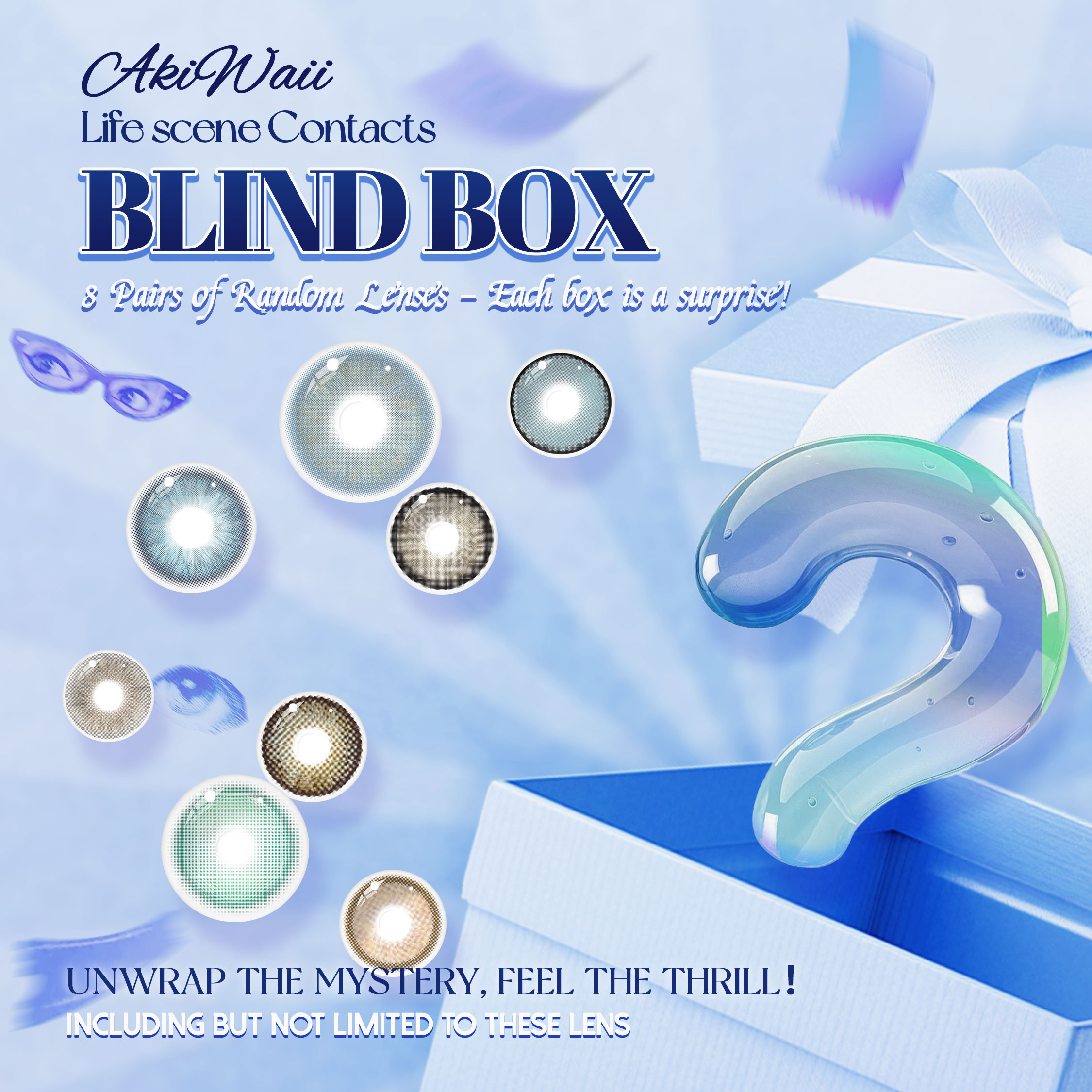Life Scene Contacts Blind Box | 8 Pairs, 1 Year