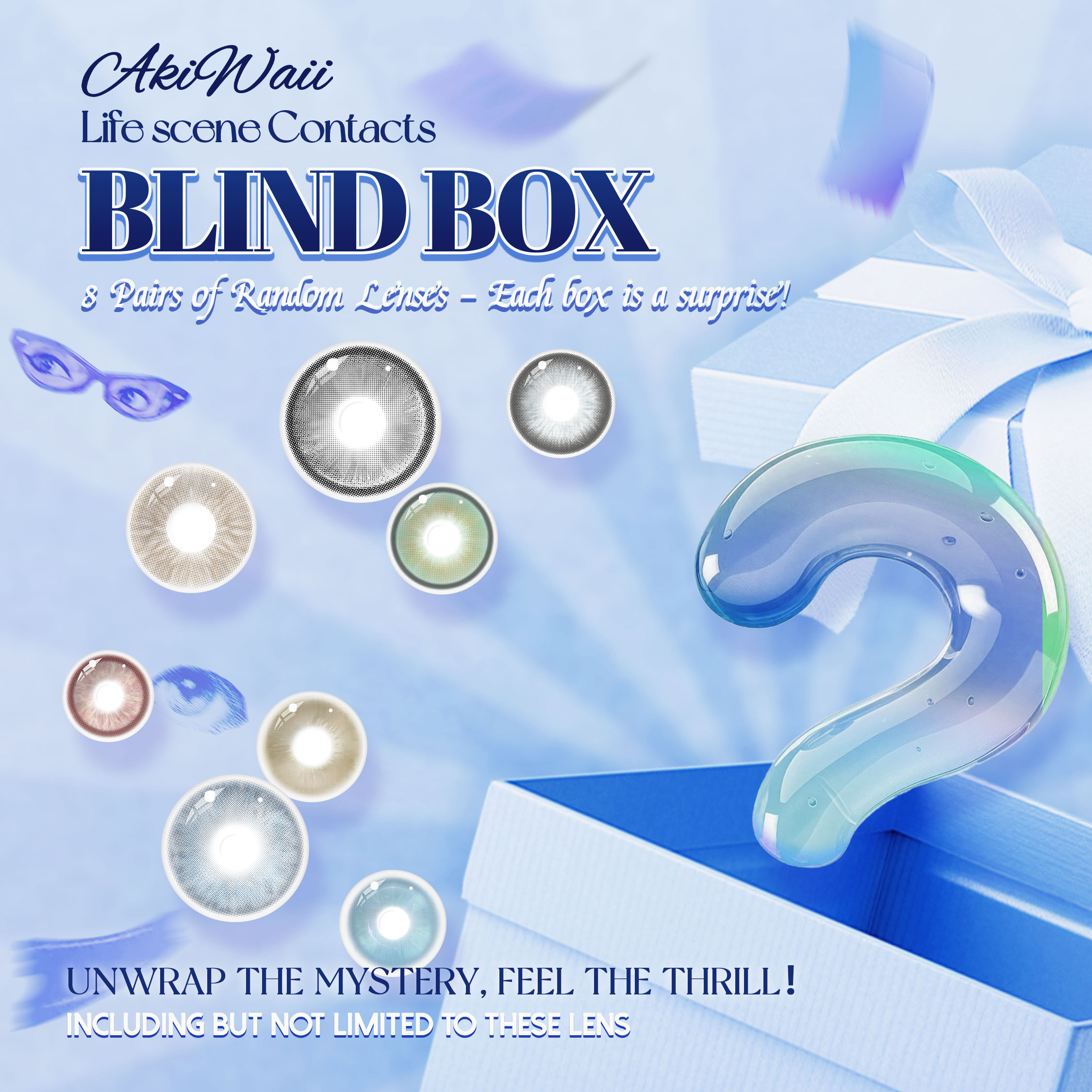 Life Scene Contacts Blind Box | 8 Pairs, 1 Year