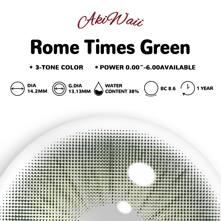 Akiwaii Rome Times Green [Yearly]