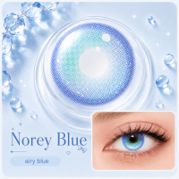 Akiwaii Norey Blue colored contact lenses