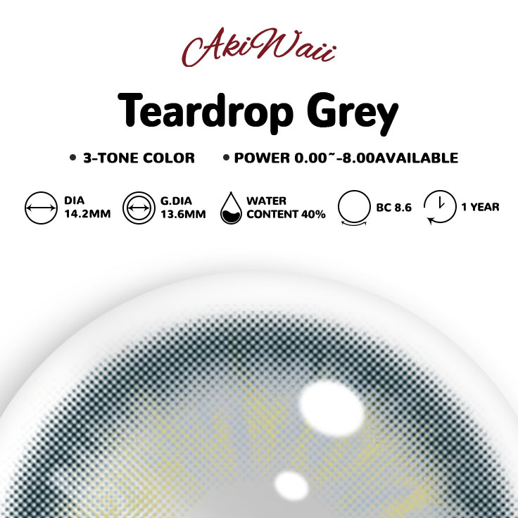 Akiwaii Teardrop Grey [Yearly]