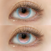 Akiwaii Norey Blue-Pink colored contact lenses