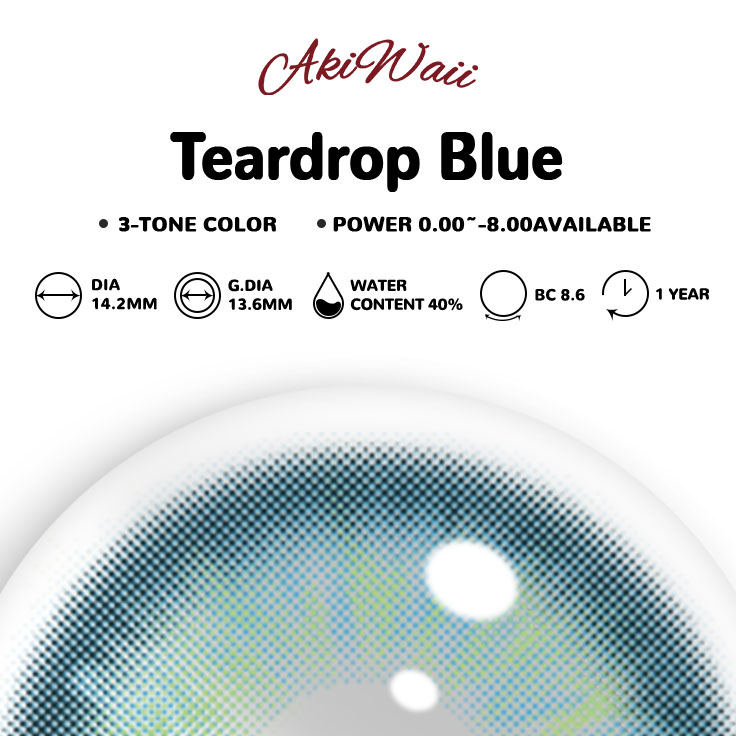 Akiwaii Teardrop Blue [Yearly]