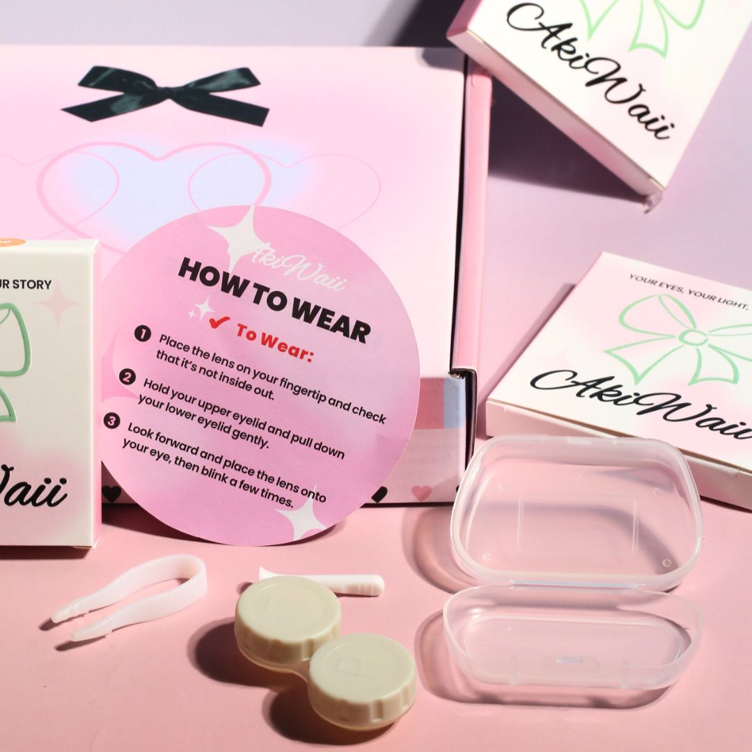 Photos Scene Contacts Blind Box | 8 Pairs, 1 Year