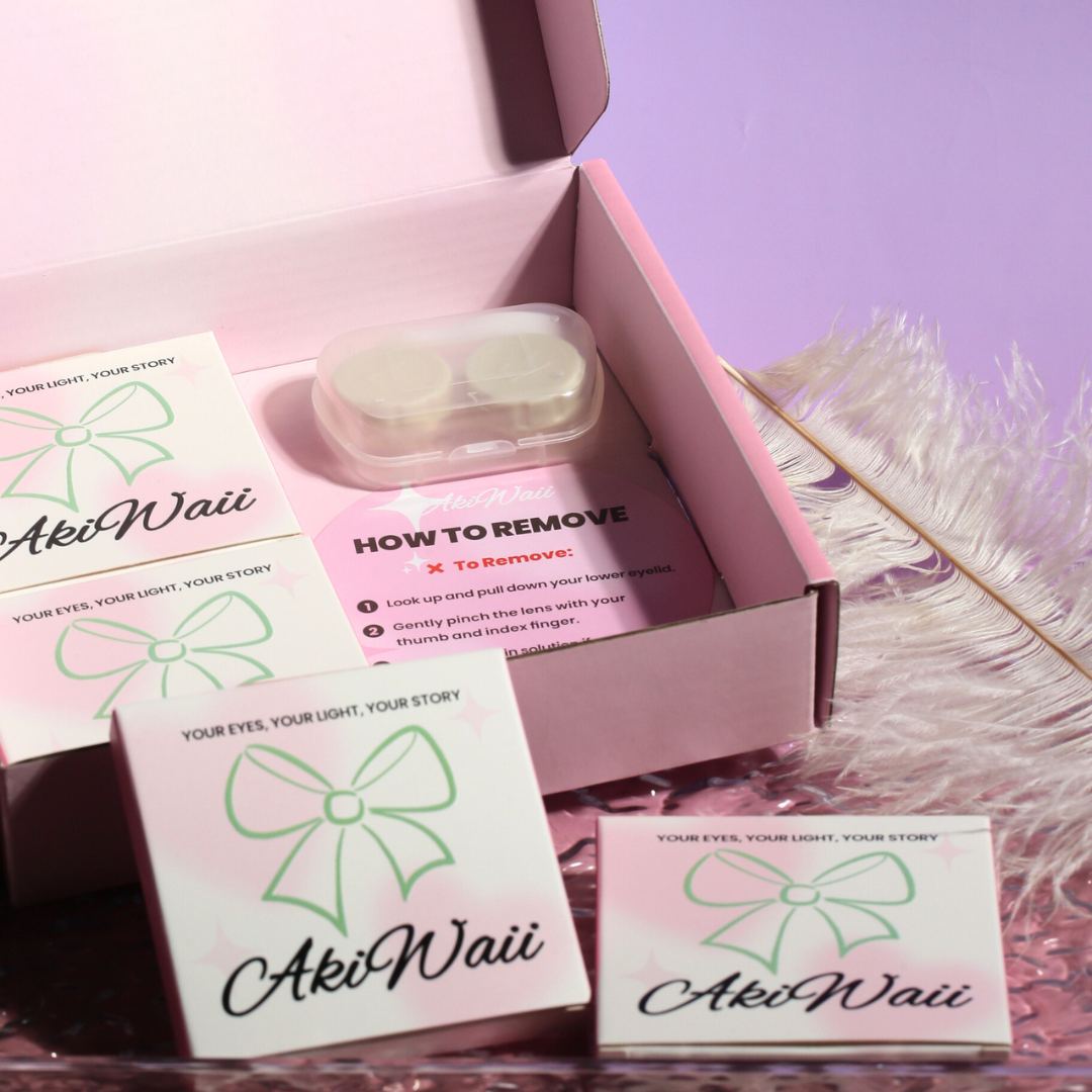 Photos Scene Contacts Blind Box | 8 Pairs, 1 Year