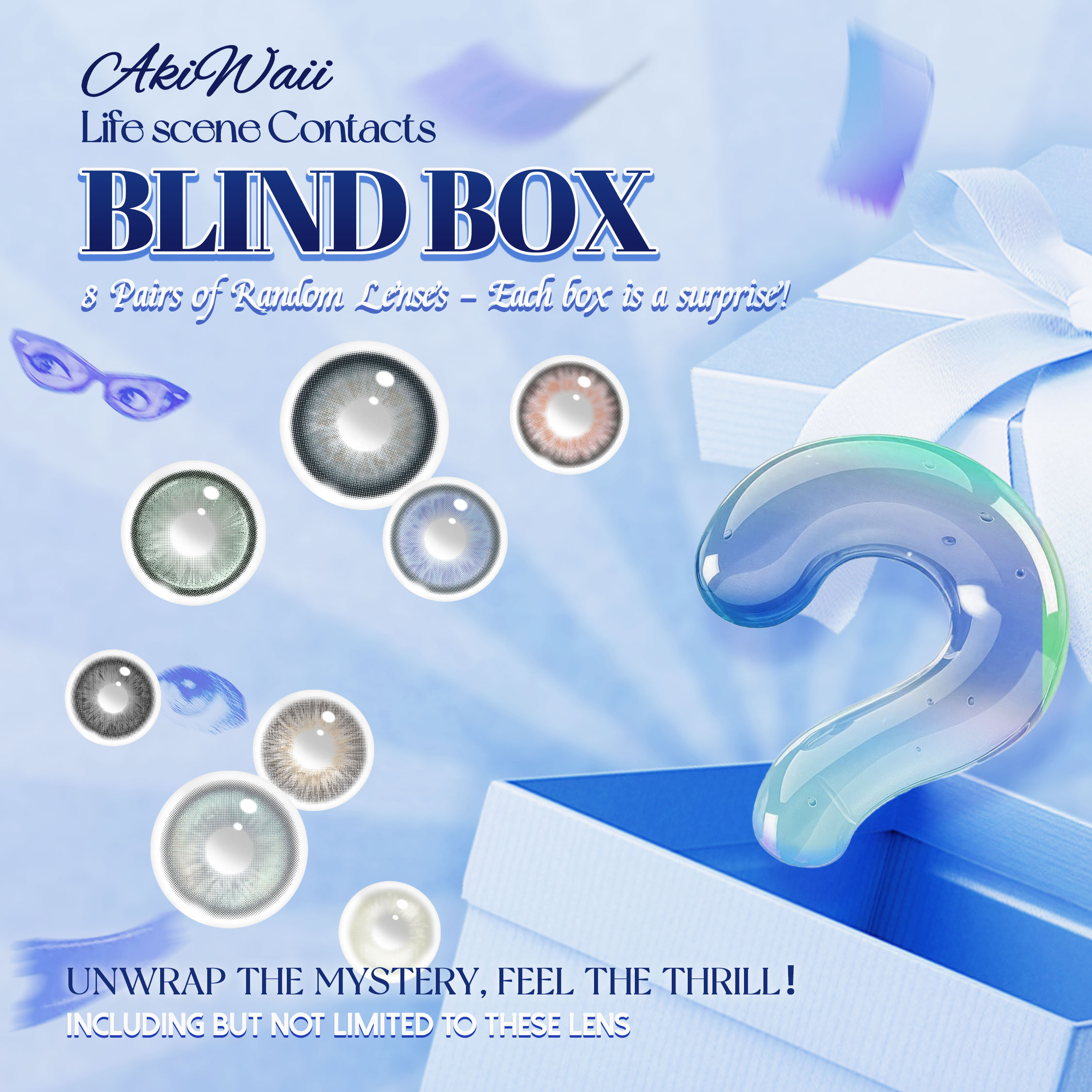 Life Scene Contacts Blind Box | 8 Pairs, 1 Year