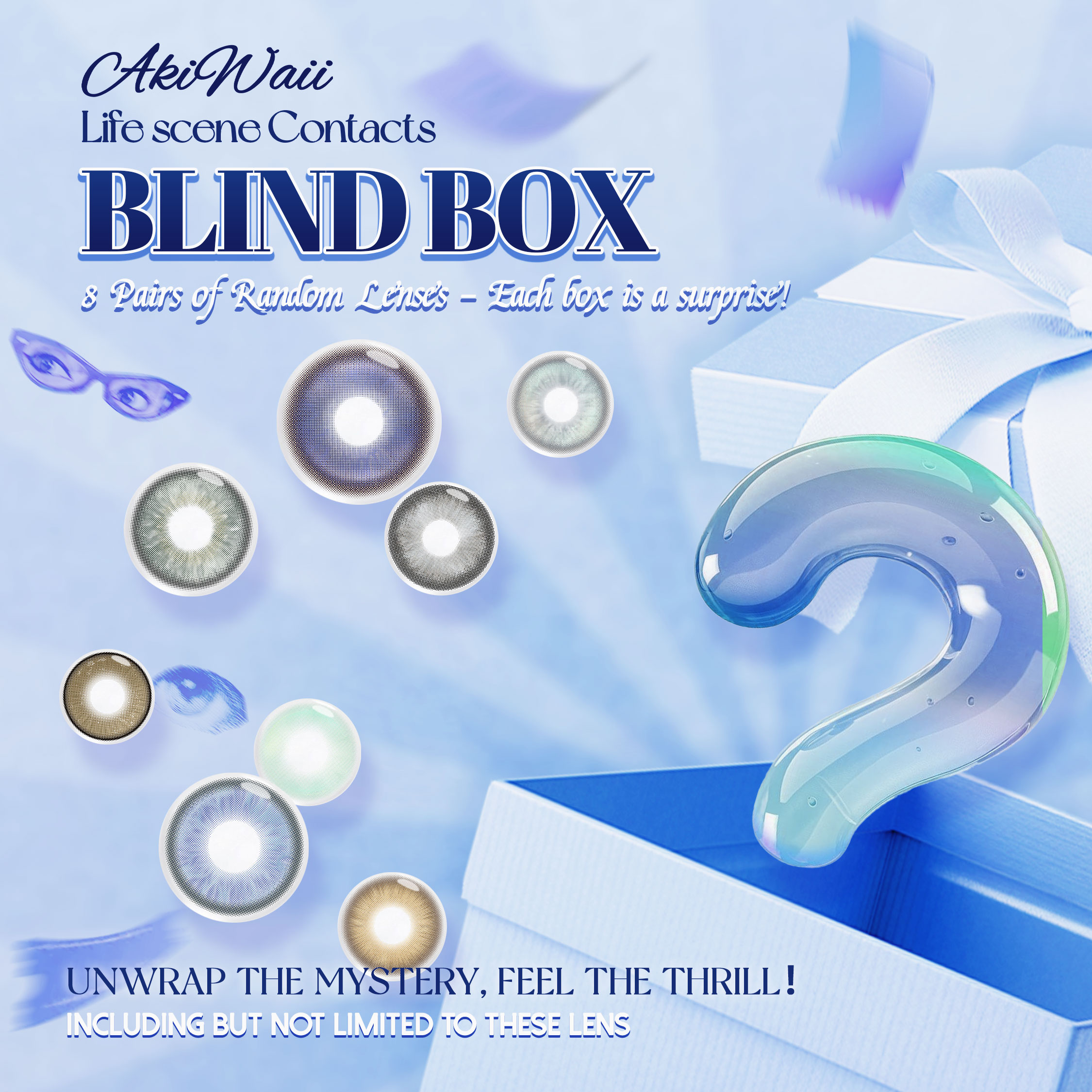 Life Scene Contacts Blind Box | 8 Pairs, 1 Year