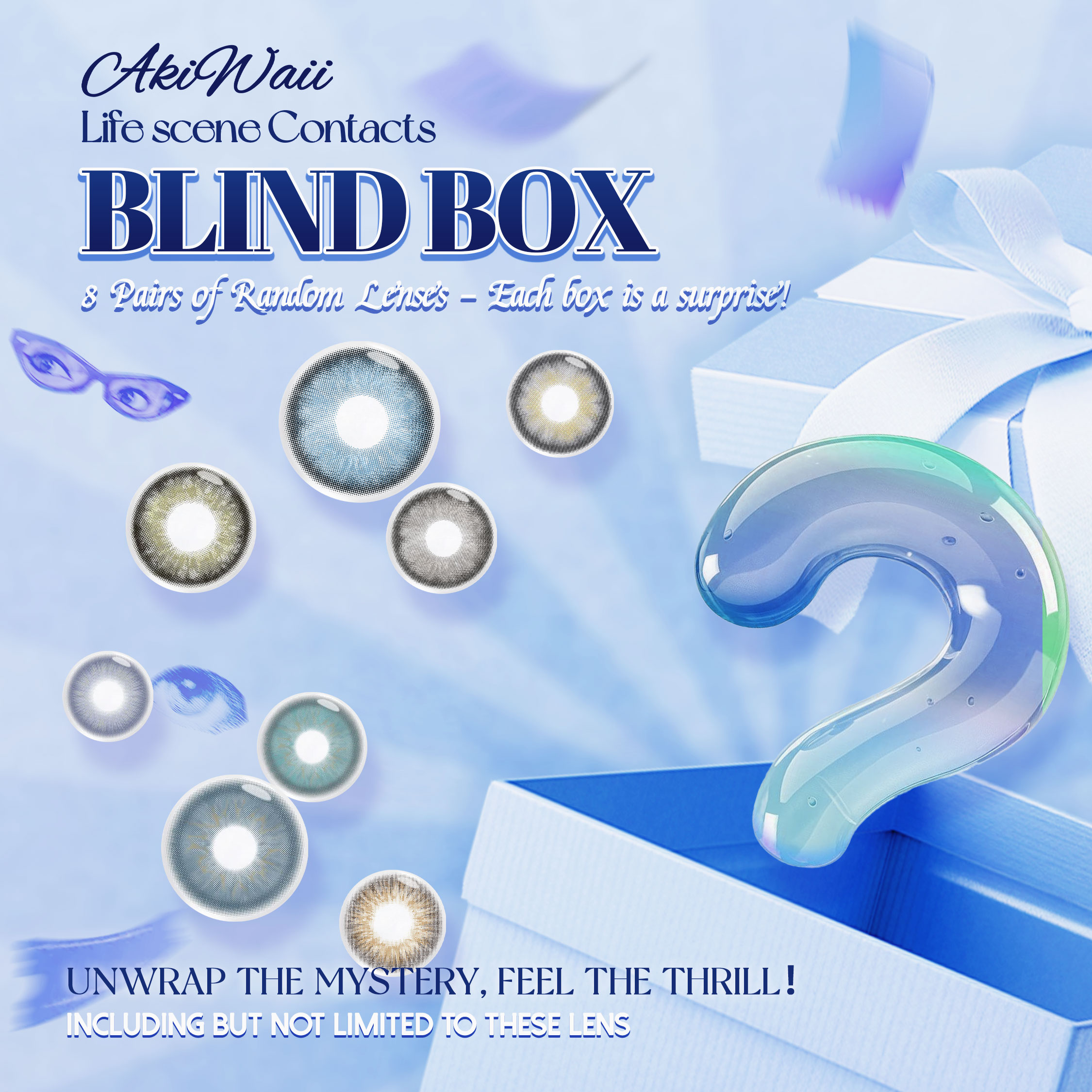 Life Scene Contacts Blind Box | 8 Pairs, 1 Year