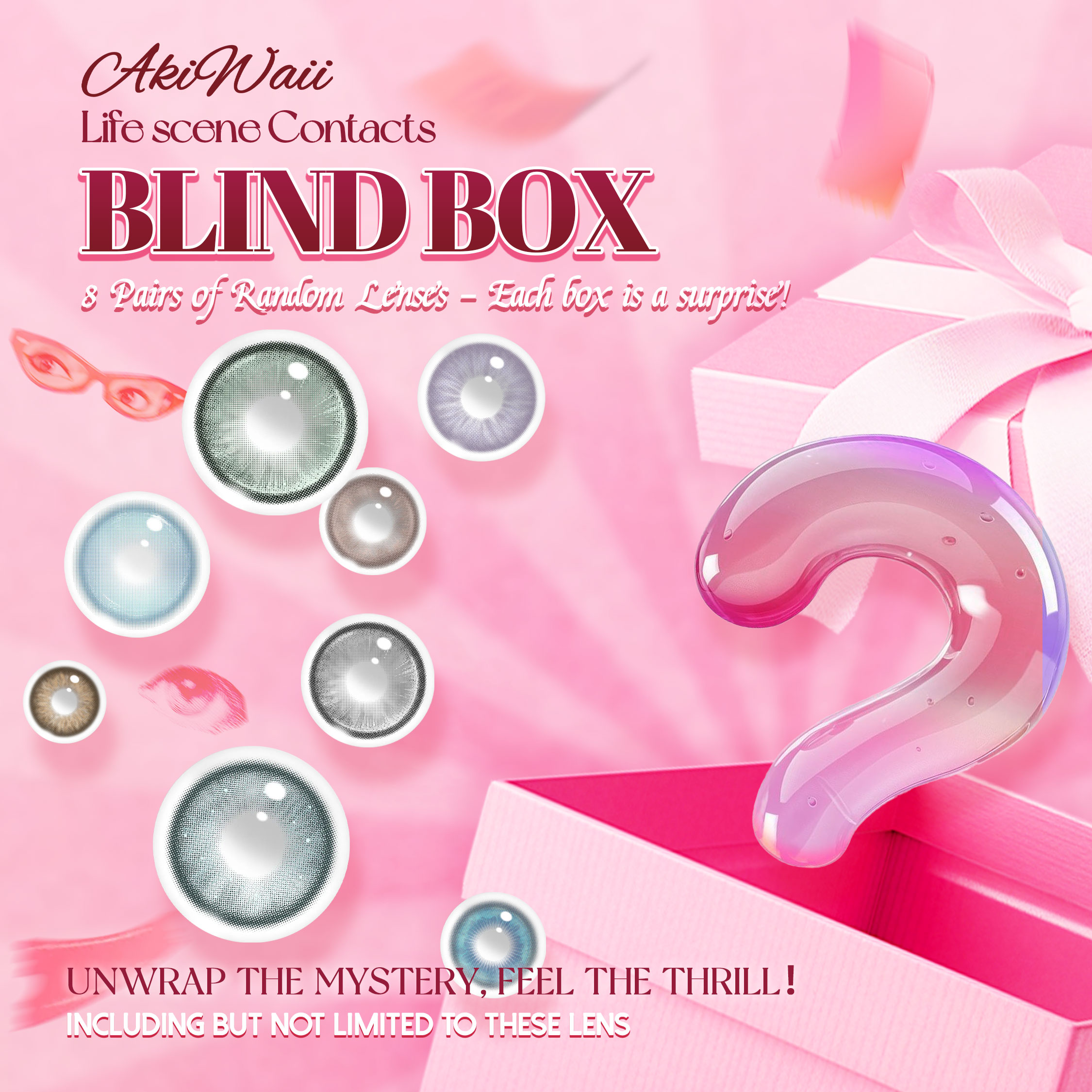 Life Scene Contacts Blind Box | 8 Pairs [Yearly]