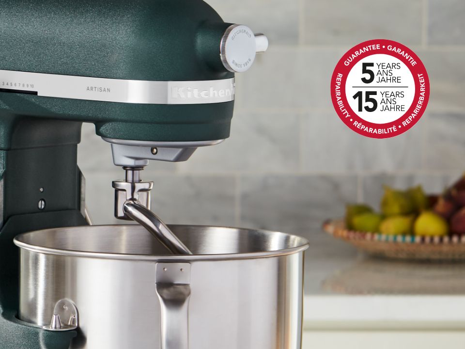 Stand-mixer-mixer-bowl-lift-6.6L-5KSM70SHX-5-years-guarantee + 15 repairability