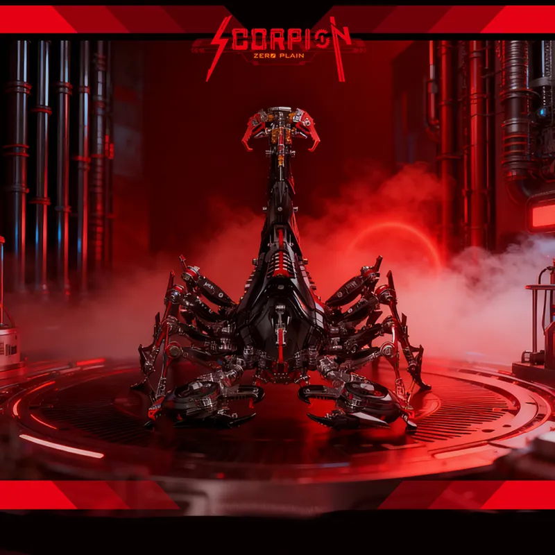 3D Metal Puzzles Series – Mechanical War Scorpion King