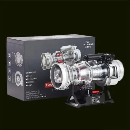 3D-Metallpuzzle-Serie – T-700-Turbowellenmotor (Black-Hawk-Edition)