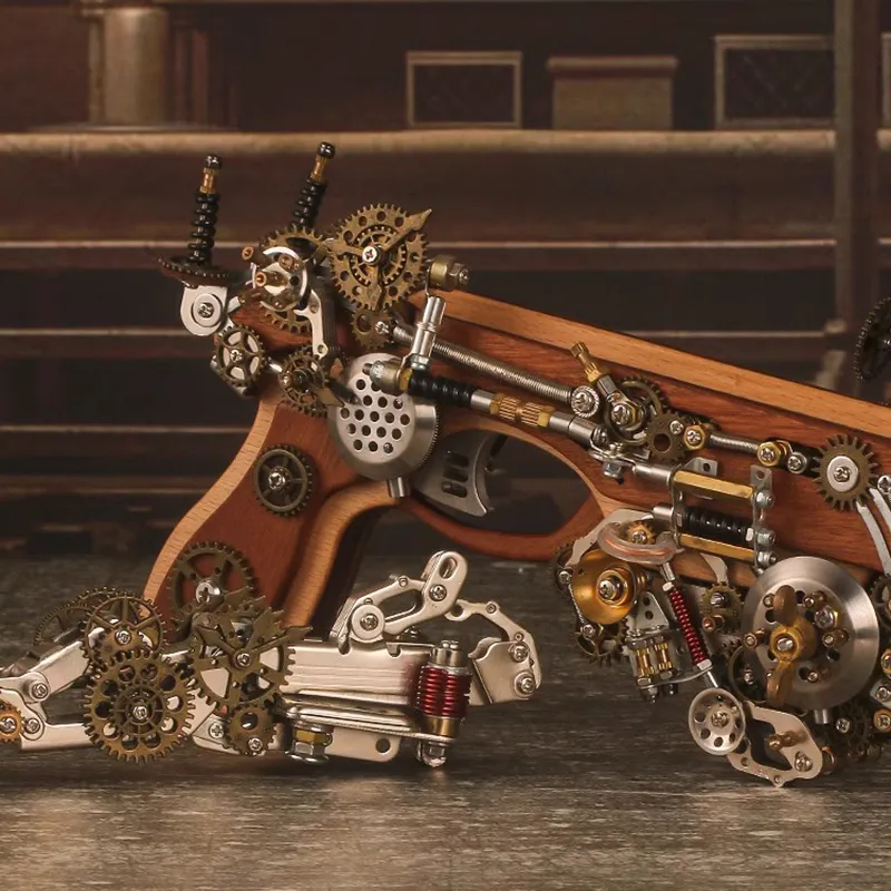 3D-Metallpuzzle-Serie: Archimedes Steampunk-Armbrust