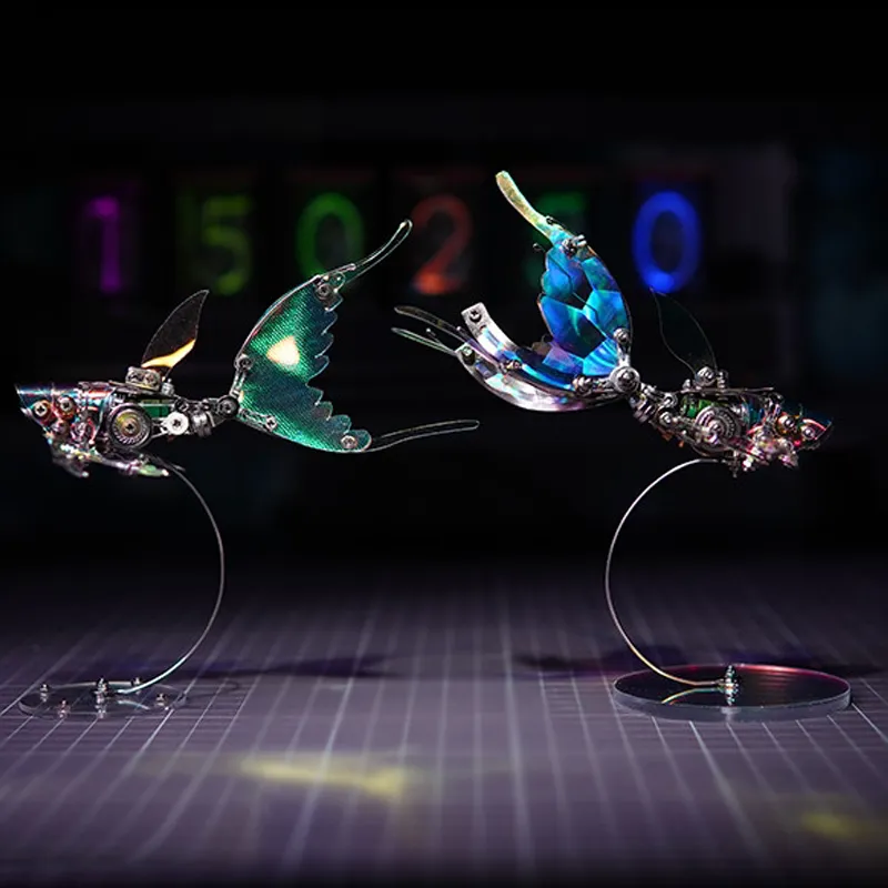3D-Metallpuzzle-Serie: Butterfly Wing Flying Fish 2.0