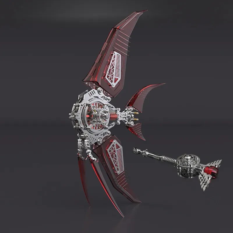 3D-Metallpuzzle-Serie: Mechanischer Kaiserfisch