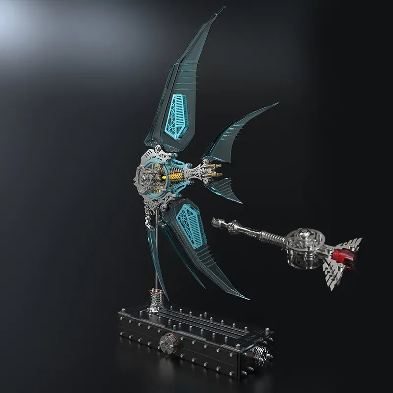 3D-Metallpuzzle-Serie: Mechanischer Kaiserfisch