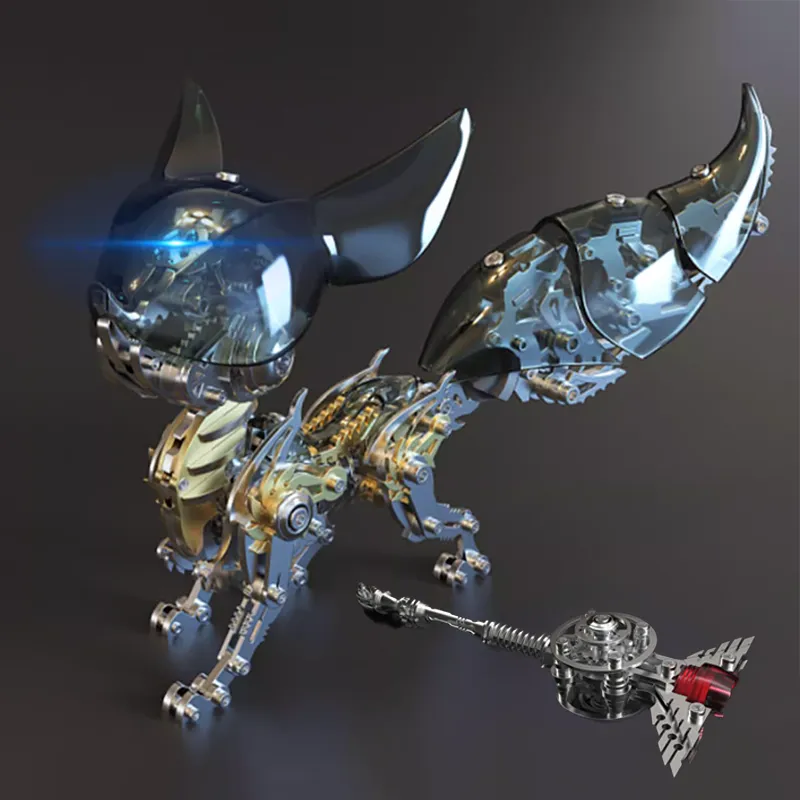 3D-Metallpuzzle-Serie Mechanischer Fuchs