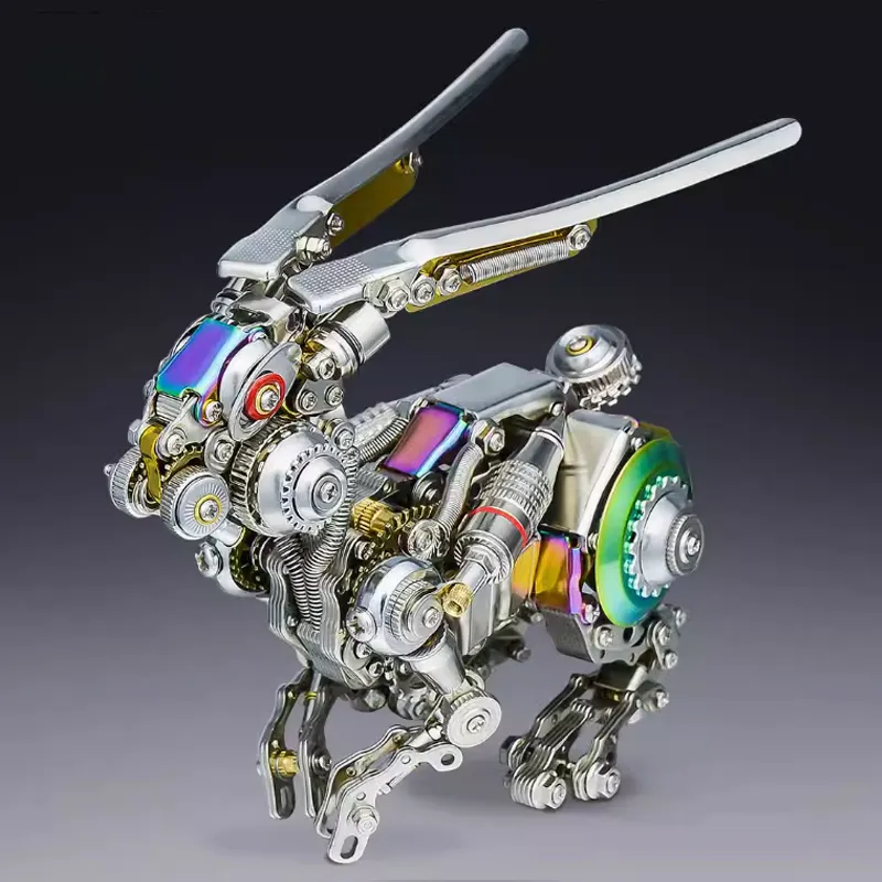 3D-Metallpuzzle-Serie: Hasen-Astronaut