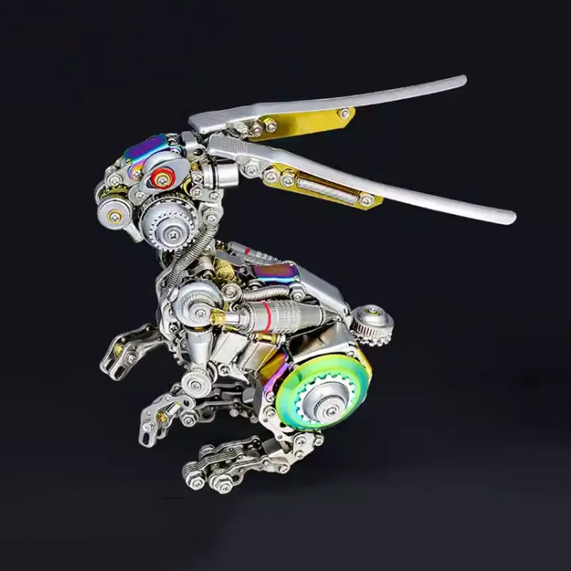 3D-Metallpuzzle-Serie: Hasen-Astronaut