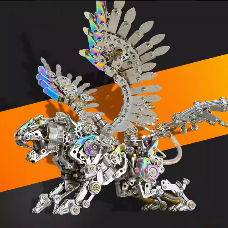 3D-Metallpuzzle-Serie Geflügelter Tiger