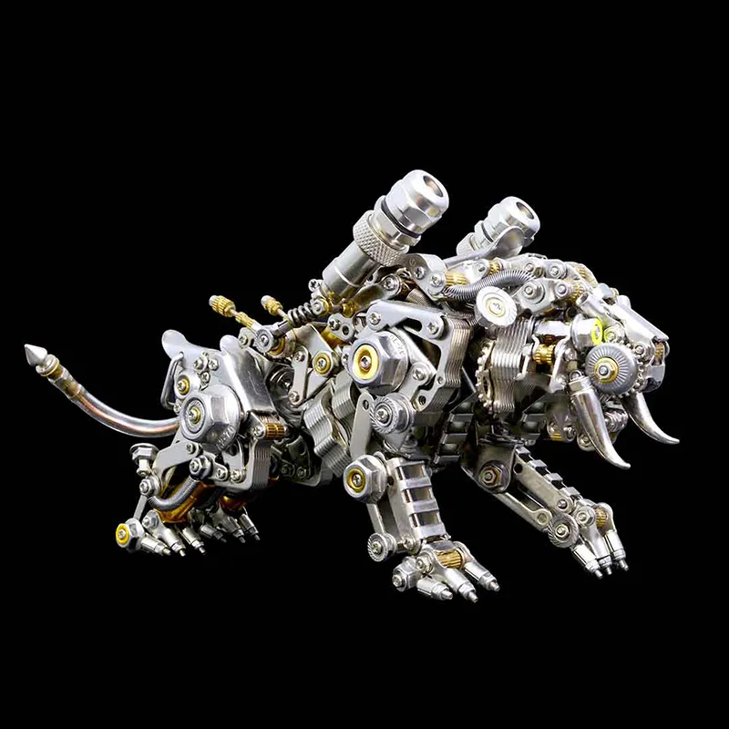 3D-Metallpuzzle-Serie: Geflügelter Tiger Version IIErlebe die Erfüllung, ein Meisterwerk zu erschaffen, das sowohl Eleganz als auch Kraft verkörpert – und hole dir ein Symbol für Stärke und Schönheit nach Hause.