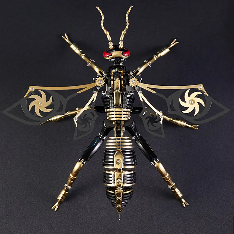 3D-Metallpuzzle-Serie: Mechanische Wespe