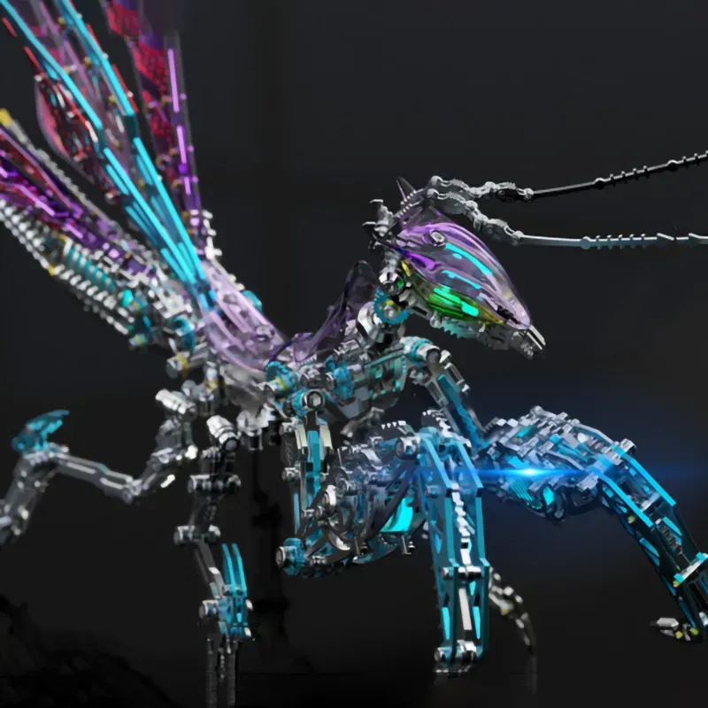 3D-Metallpuzzle-Serie: Mechanische Gottesanbeterin