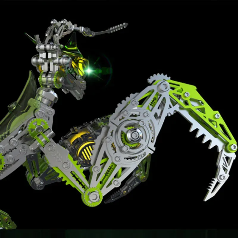 3D-Metallpuzzle-Serie: Mechanische Gottesanbeterin