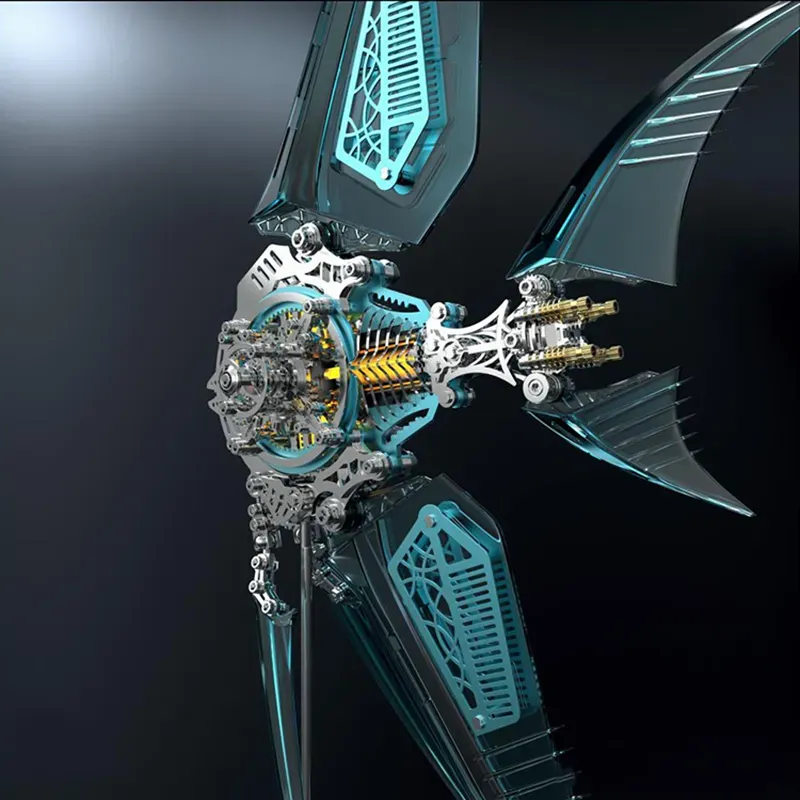 3D-Metallpuzzle-Serie: Mechanischer Kaiserfisch