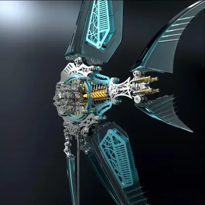 3D-Metallpuzzle-Serie: Mechanischer Kaiserfisch