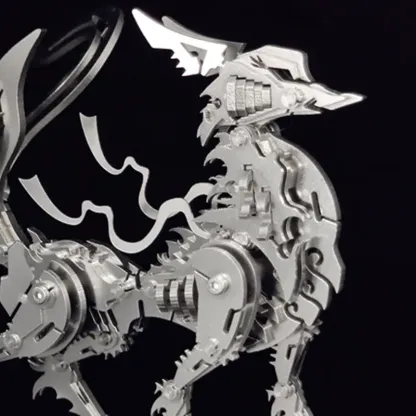 3D‑Metallpuzzle‑Serie: Mechanischer Neunschwänziger Fuchs