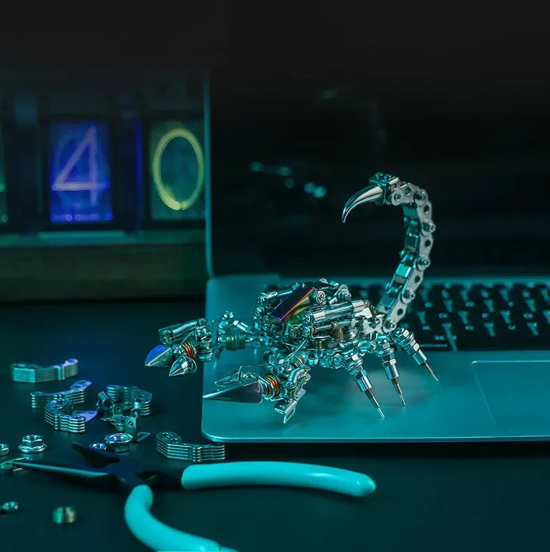 3D-Metallpuzzle-Serie: Digitaler Skorpion