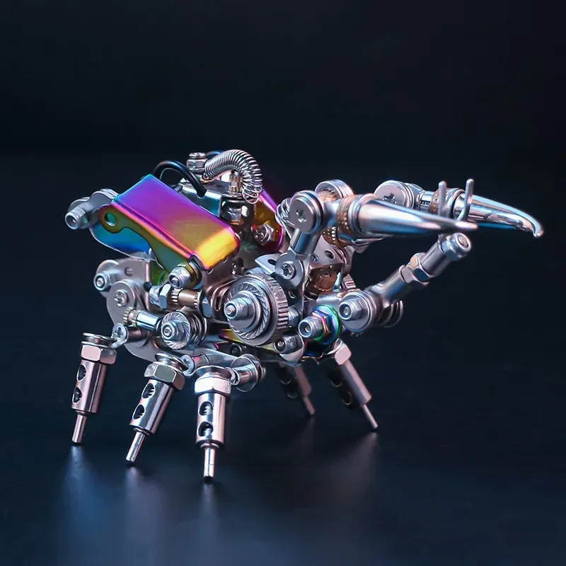 3D-Metallpuzzle-Serie: Silbergepanzertes Käfermodell