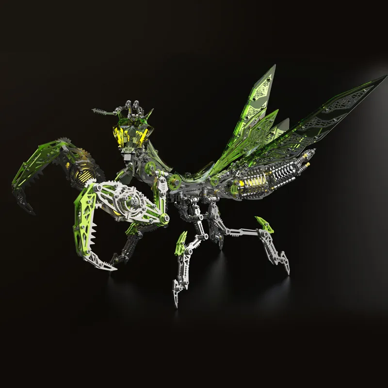 3D-Metallpuzzle-Serie: Mechanische Gottesanbeterin