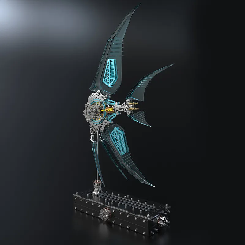 3D-Metallpuzzle-Serie: Mechanischer Kaiserfisch