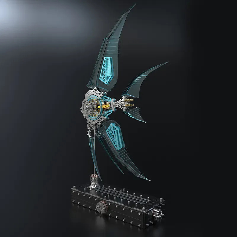 3D-Metallpuzzle-Serie: Mechanischer Kaiserfisch