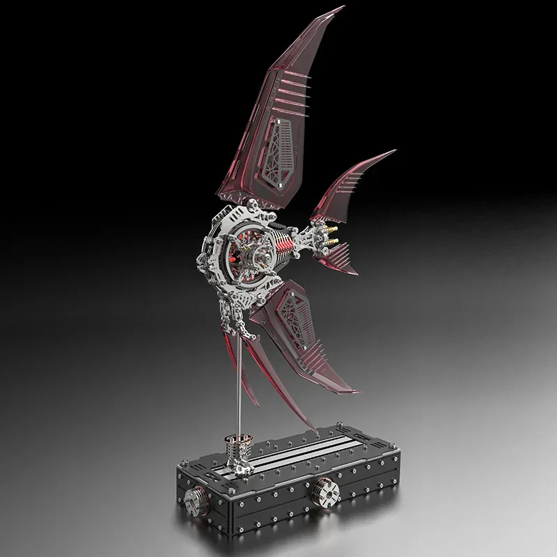 3D-Metallpuzzle-Serie: Mechanischer Kaiserfisch