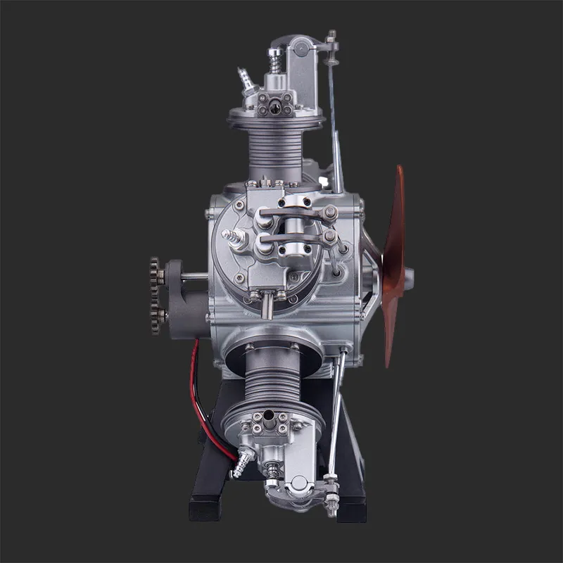 1/6 Maßstab Vollmetall Fünfzylinder-Sternmotor Modellbaukasten