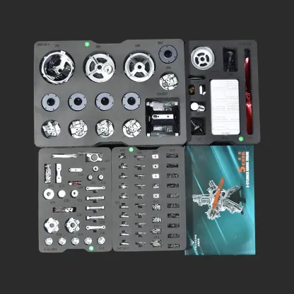 1/6 Maßstab Vollmetall Fünfzylinder-Sternmotor Modellbaukasten