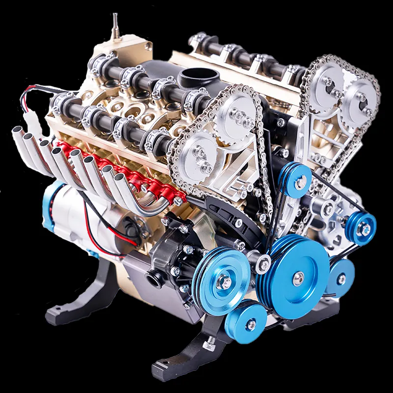 1:3 Maßstab Vollmetall V8-Motor Modellbaukasten