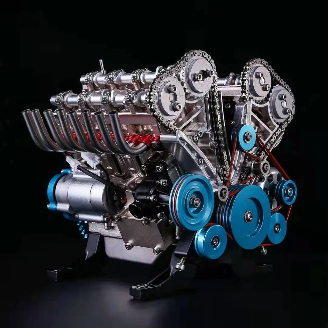 1:3 Maßstab Vollmetall V8-Motor Modellbaukasten