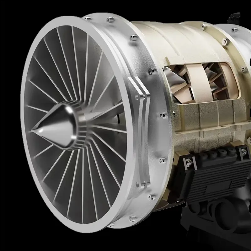 Teching 1/10 Maßstab Vollmetall F-35 Turbofan-Triebwerks-Bausatz